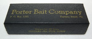 Porter Bait Company Lure Box